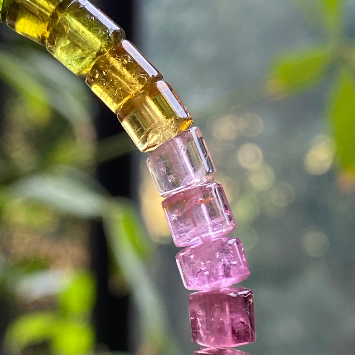 HANLE natural high quality tourmaline bracelet with certificate and box
