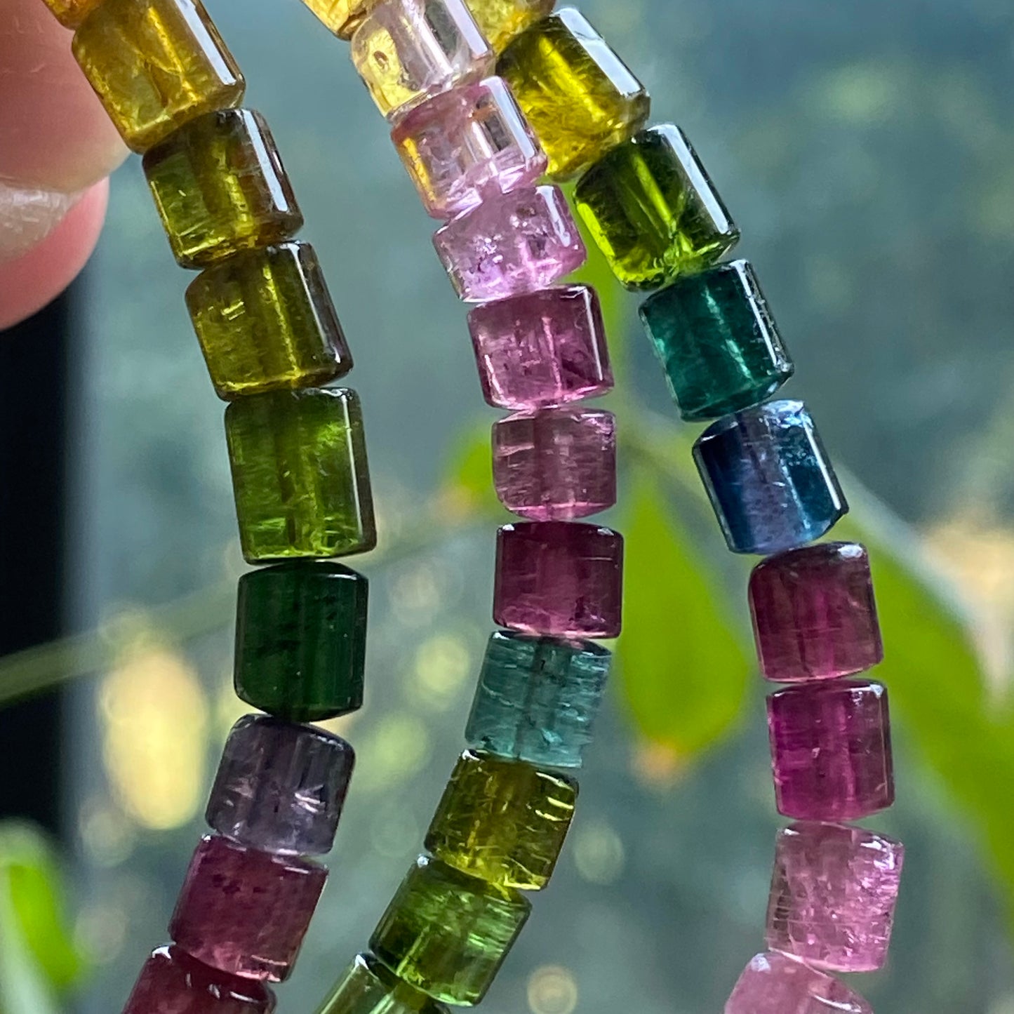 HANLE natural high quality tourmaline bracelet with certificate and box