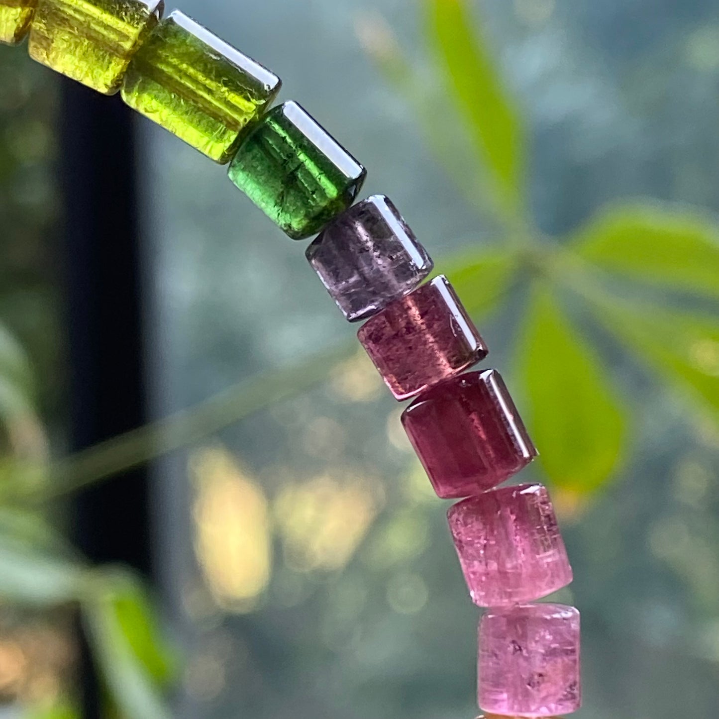 HANLE natural high quality tourmaline bracelet with certificate and box