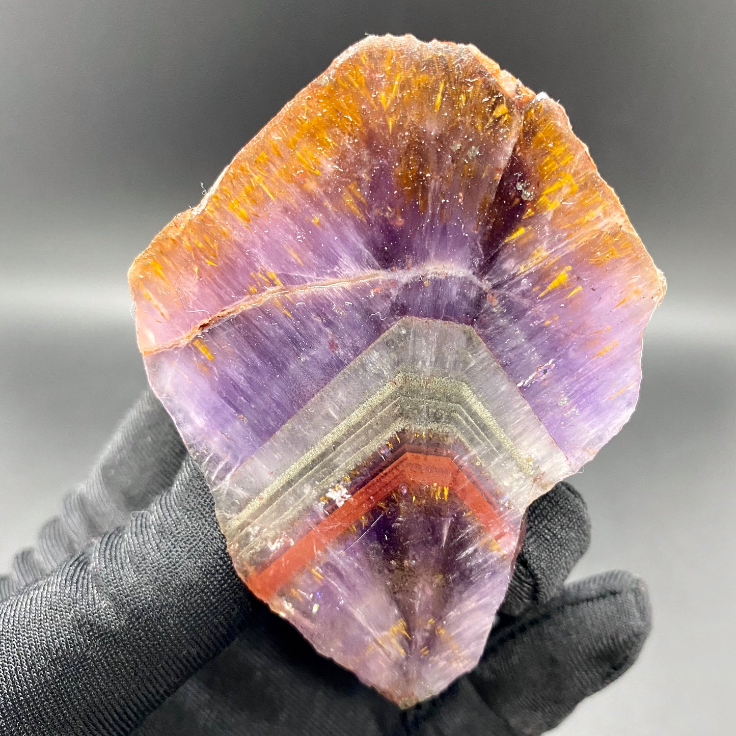 HANLE natural auralite 23 raw stone ornaments