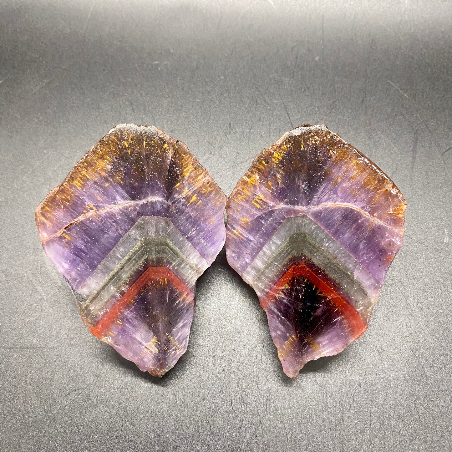 HANLE natural auralite 23 raw stone ornaments