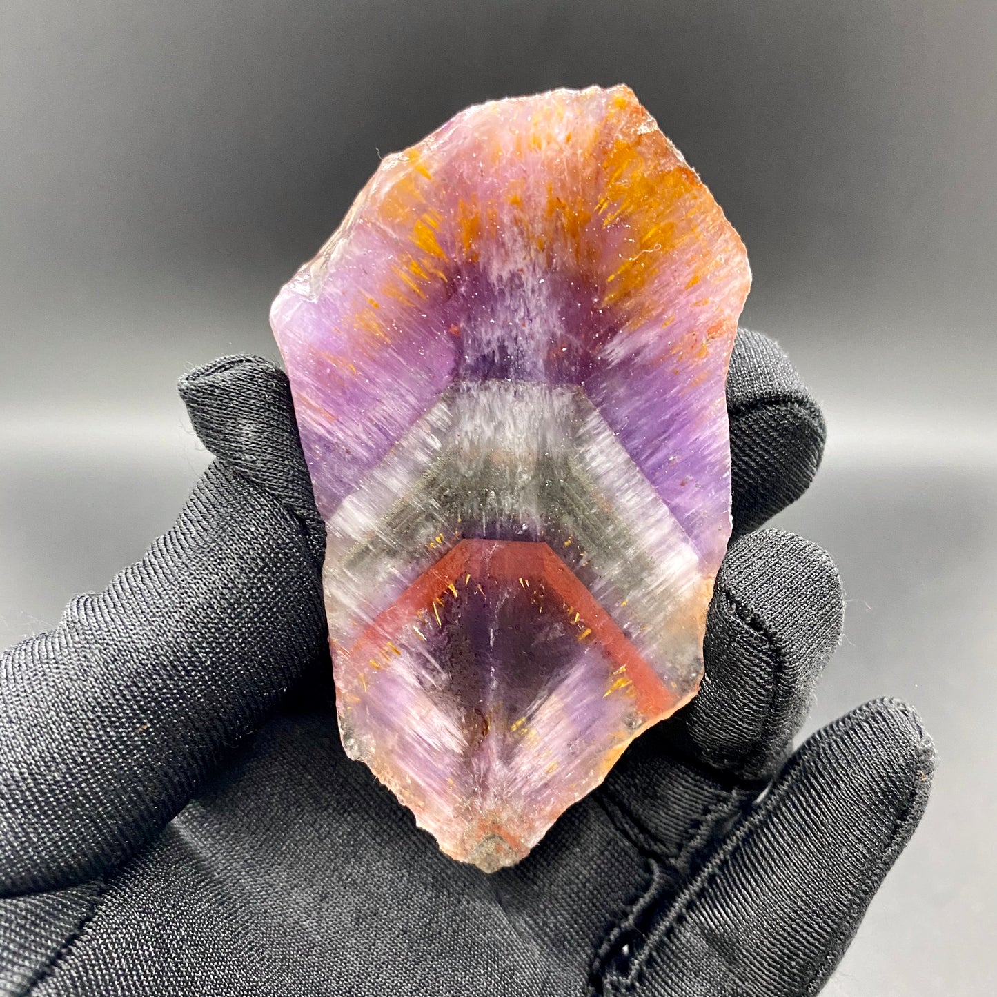 HANLE natural auralite 23 raw stone ornaments