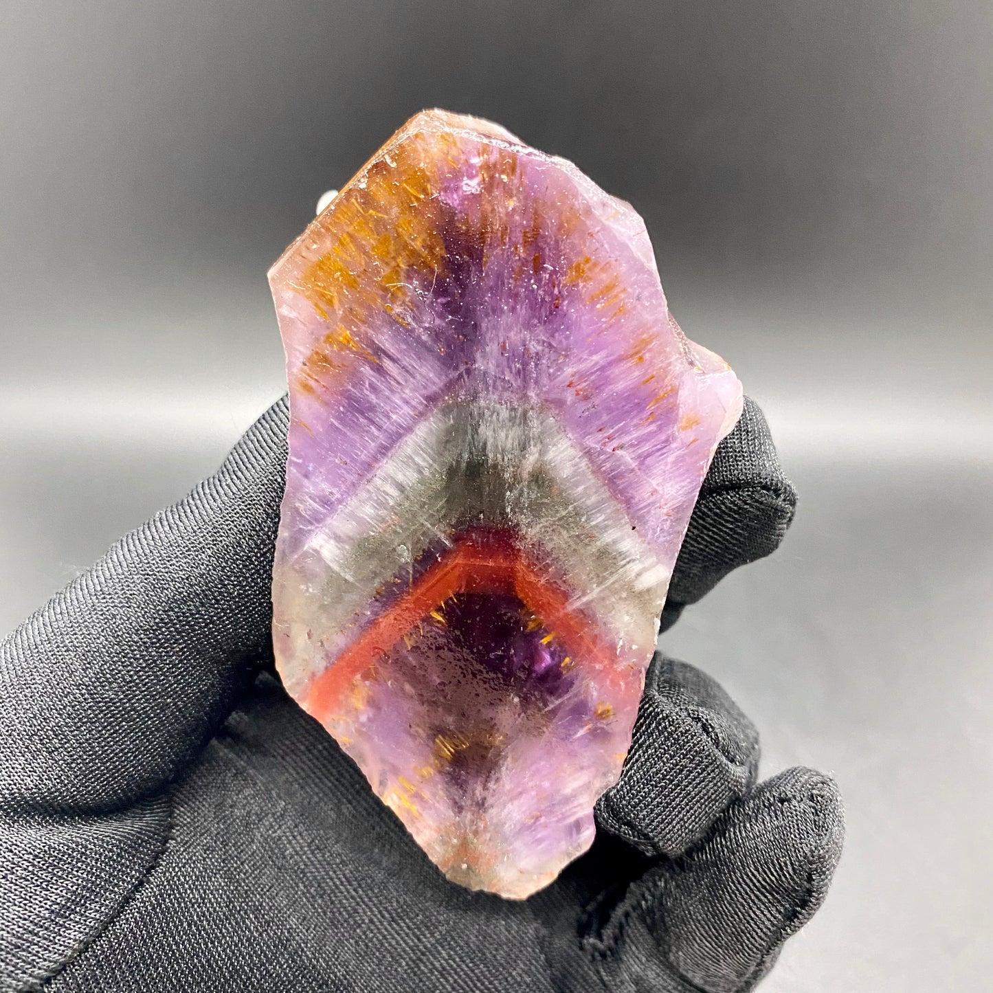 HANLE natural auralite 23 raw stone ornaments