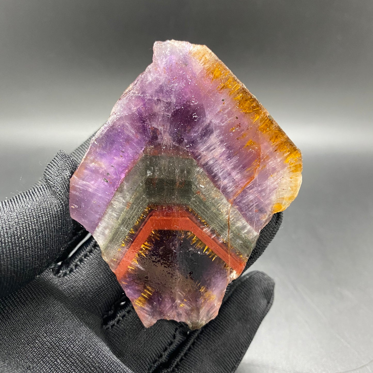 HANLE natural auralite 23 raw stone ornaments