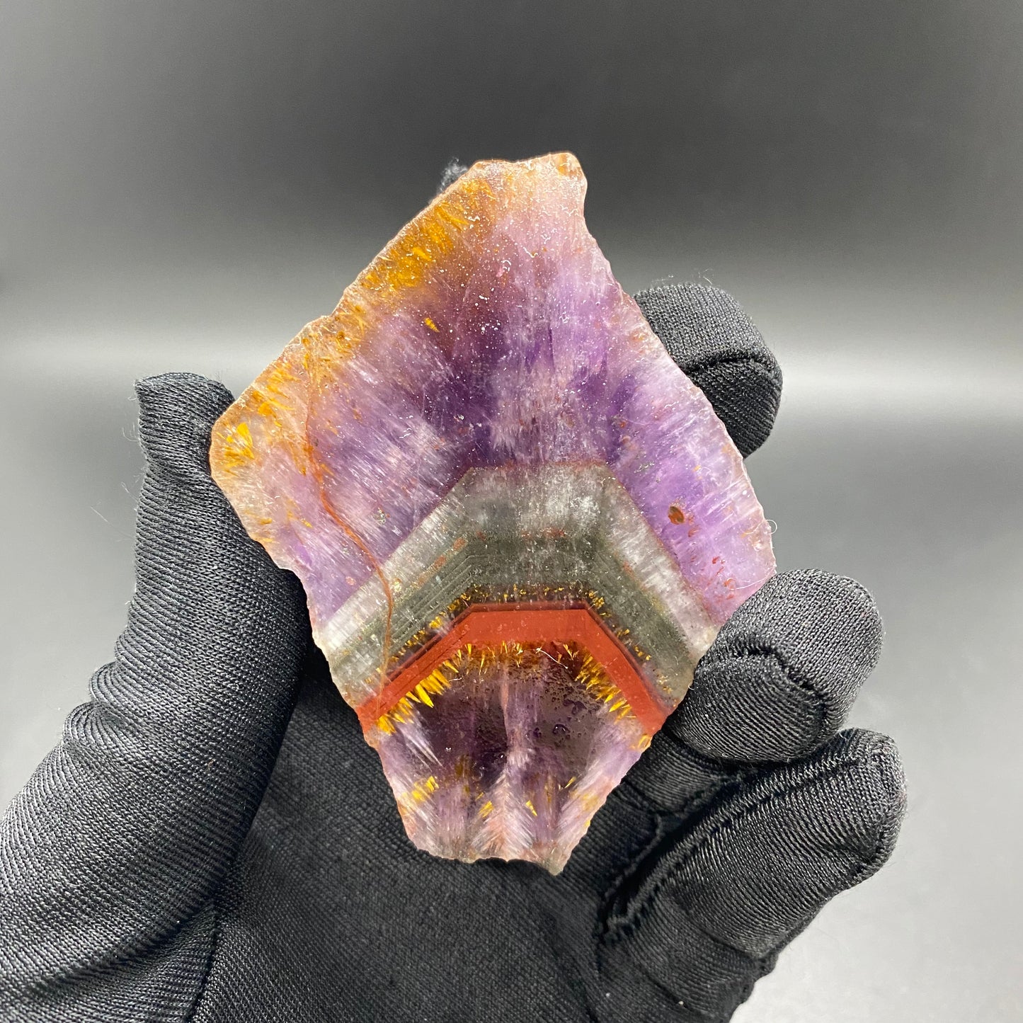 HANLE natural auralite 23 raw stone ornaments