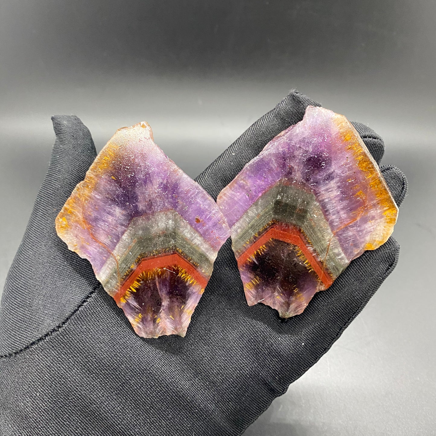 HANLE natural auralite 23 raw stone ornaments