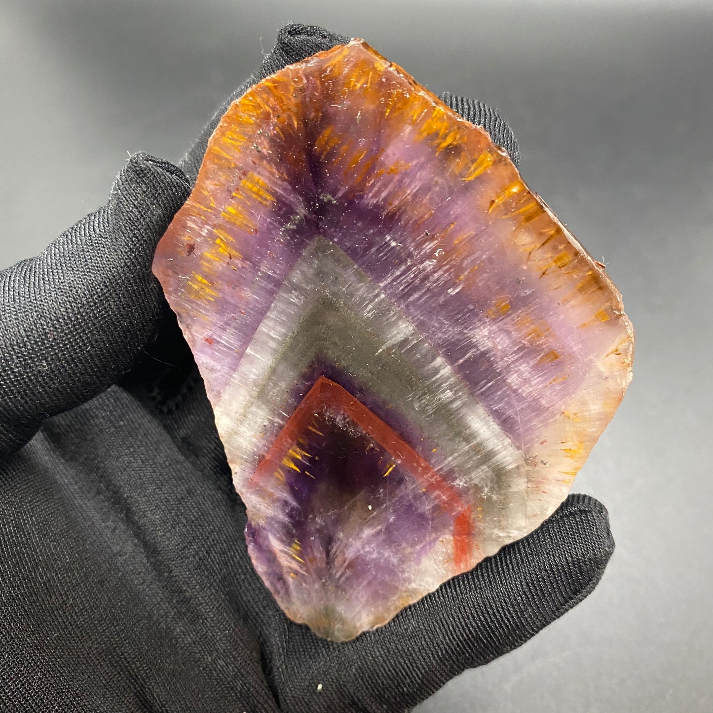 HANLE natural auralite 23 raw stone ornaments