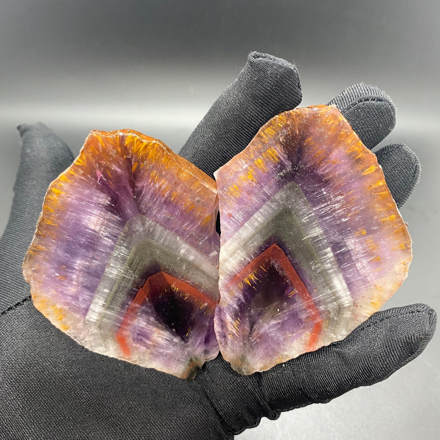 HANLE natural auralite 23 raw stone ornaments