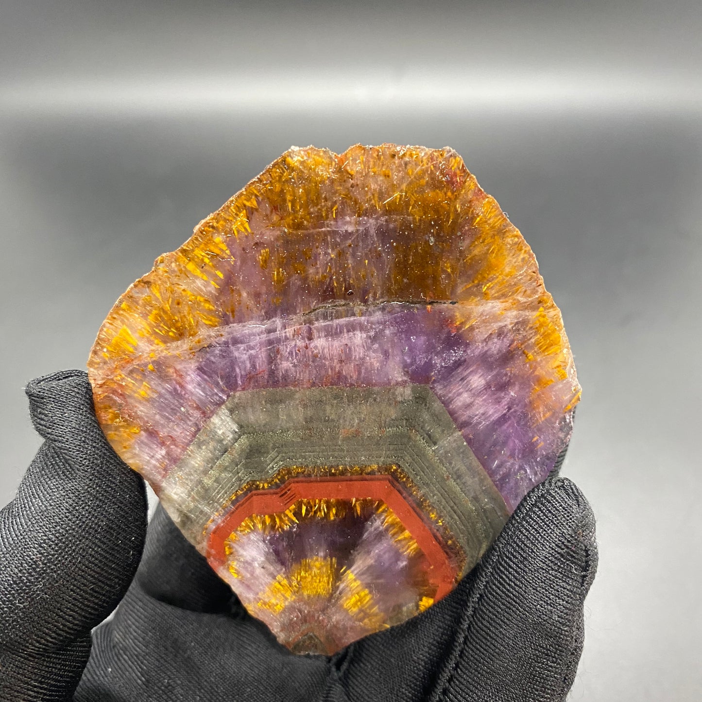 HANLE natural auralite 23 raw stone ornaments