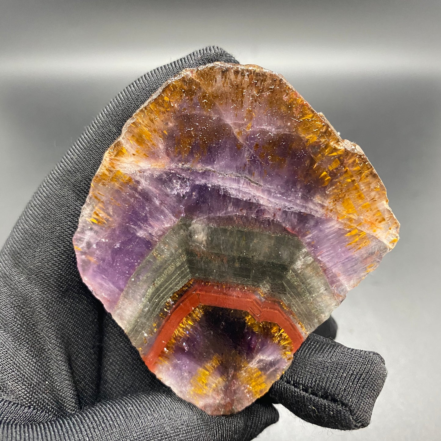 HANLE natural auralite 23 raw stone ornaments