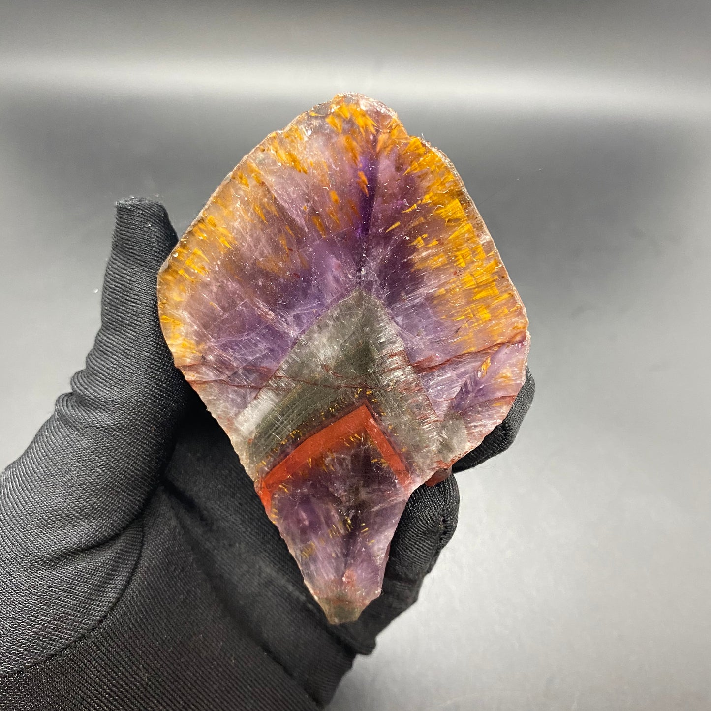 HANLE natural auralite 23 raw stone ornaments