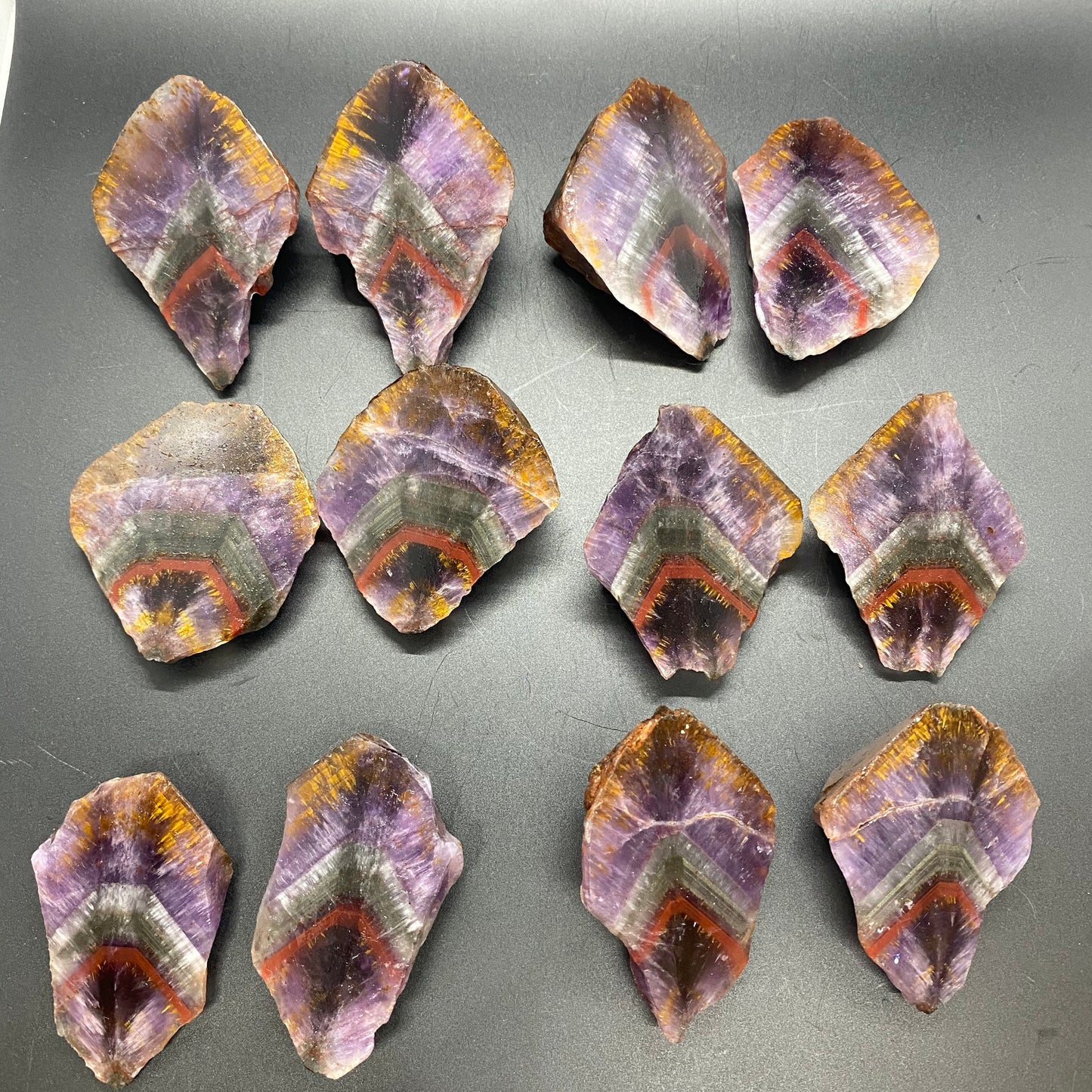 HANLE natural auralite 23 raw stone ornaments