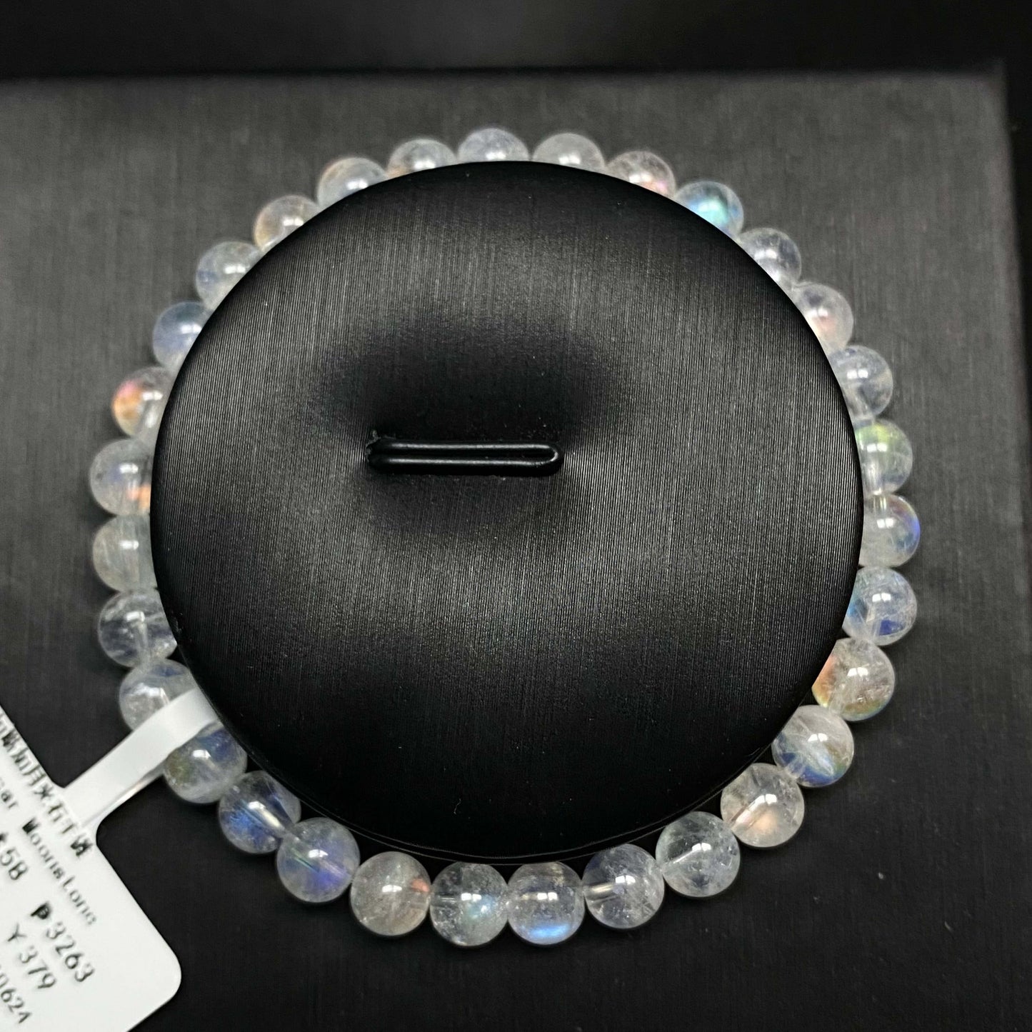 HANLE natural high quality Madagascar rainbow moonstone bracelet 6mm,7mm,8mm Libra lucky stone Crown chakra
