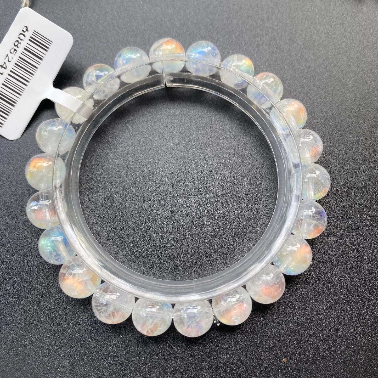 HANLE natural high quality Madagascar rainbow moonstone bracelet 6mm,7mm,8mm Libra lucky stone Crown chakra
